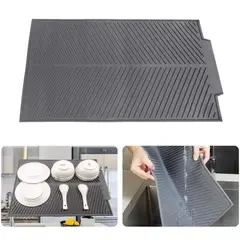 TELEPRODUCTOSBOGOTA - Alfombrilla De Drenaje De Silicona Para Secar Platos