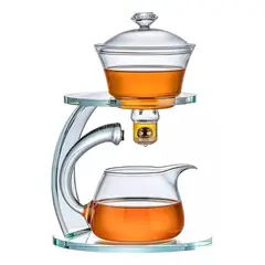 GENERAL - TETERA Juego de tetera de vidrio semiautomática Lazy Kungfu 300ml