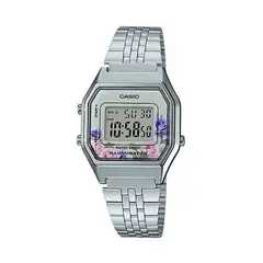 CASIO - Reloj Modelo LA680WA-4C clásico-Plateado