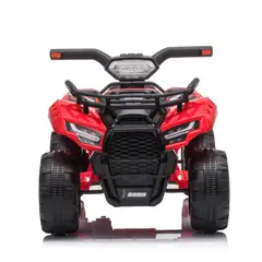 GENERICO - Vehículo Montable Eléctrico Cuatrimoto De Carreras Rojo