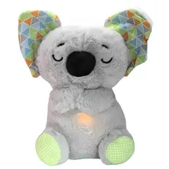 MILOPTS - Juquete Peluche Koala Musical que Alumbra Y Respira