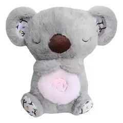 MILOPTS - Juquete Peluche Koala Musical que Alumbra Y Respira