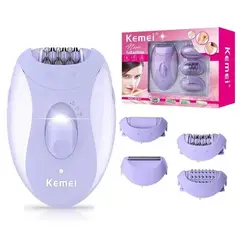 KEMEI - 4en1 Depilador Mujeres Recargable piernas bikini y axilas