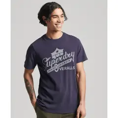 SUPERDRY - Camiseta Manga Corta Para Hombre Vintage Script Style Ww Tee