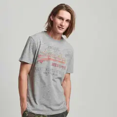 SUPERDRY - Camiseta Manga Corta Para Hombre Vintage Cali Tee