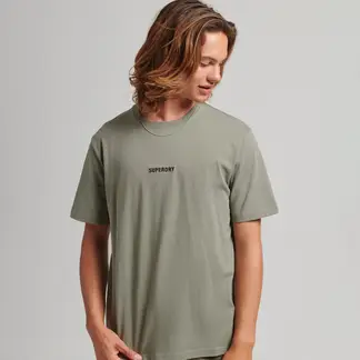 SUPERDRY - Camiseta Manga Corta Para Hombre Code Micro Logo