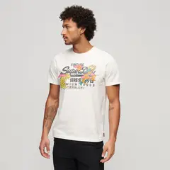 SUPERDRY - Camiseta Para Hombre Vintage Vl Narrative Tee