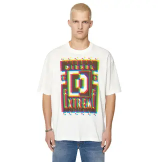 DIESEL - Camiseta Manga Corta Para Hombre T-Wash-E2