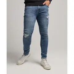 SUPERDRY - Jean Stretch Para Hombre Vintage