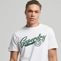 SUPERDRY - Camiseta Para Hombre Vintage Scripted College