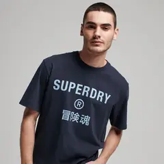 SUPERDRY - Camiseta Para Hombre Code Core Sport Tee