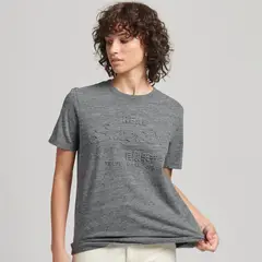SUPERDRY - Camiseta Manga Corta Para Mujer Vintage Logo Emboss