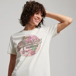 SUPERDRY - Camiseta Para Mujer Vintage Narrative