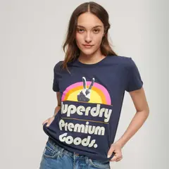 SUPERDRY - Camiseta Para Mujer 70'S Retro