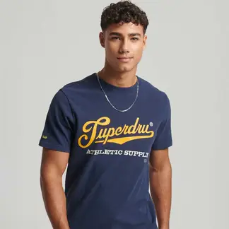 SUPERDRY - Camiseta Para Hombre Vintage Scripted College