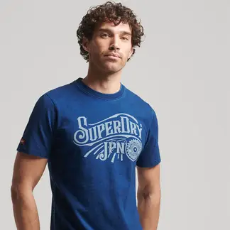 SUPERDRY - Camiseta Para Hombre Vintage Indigo