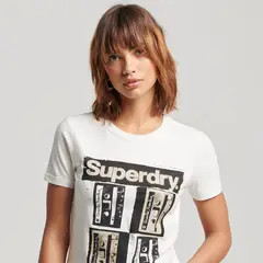SUPERDRY - Camiseta Para Mujer Vintage Poster