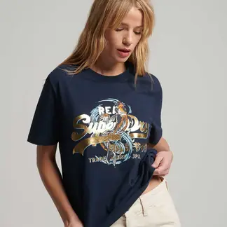 SUPERDRY - Camiseta Para Mujer Japanese Graphic