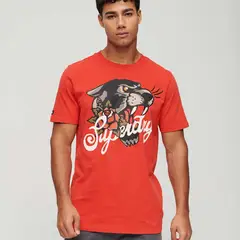 SUPERDRY - Camiseta Para Hombre Tattoo Script Graphic