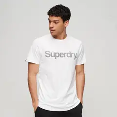 SUPERDRY - Camiseta Para Hombre Core City Loose Tee