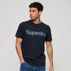 SUPERDRY - Camiseta Para Hombre Core City Loose Tee