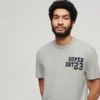 SUPERDRY - Camiseta Para Hombre Emb Superstate Ath Logo Tee