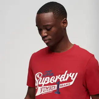SUPERDRY - Camiseta Para Hombre Vintage Scripted College