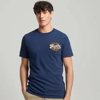 SUPERDRY - Camiseta Para Hombre Vintage Scripted College