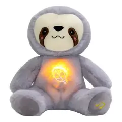 GENERICO - Peluche oso perezoso Respira Y Tranquiliza Gris
