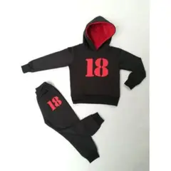 URBAN PLUS - Conjunto niño buzo y pantalon 18 negro sudadera