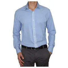 ARANZAZU - Camisa casual texturizada unicolor Charles