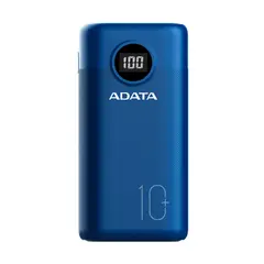 ADATA - Power Bank 10000 Mah AP10000QCD Multi Carga - Azul