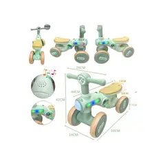 GENERICO - Triciclo De Aprendizaje Infantil Músical