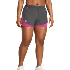 UNDER ARMOUR - Short Fly By 2-In-1 Shorts Mujer-Gris