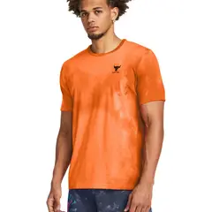 UNDER ARMOUR - Camiseta Pjt Rck Payof Aop Gr-Naranja