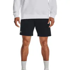 UNDER ARMOUR - Pantaloneta Rival Fleece-Negro