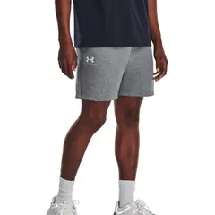 UNDER ARMOUR - Pantaloneta Essential Flece-Gris