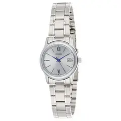 CASIO - Reloj ltp-v002d-7b3 Dama Original-Plateado