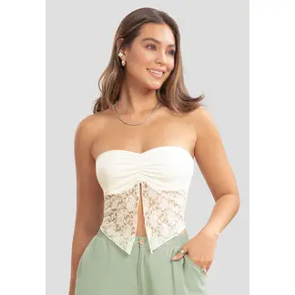 ATYPICAL - Blusa Mujer Marfil 105478