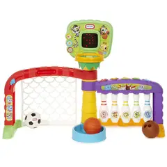LITTLE TIKES - Zona Deportiva Armable 3 En 1 Diversión y Aprendizaje