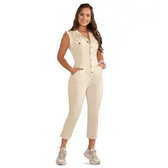 ATYPICAL - Overall Largo Mujer Caramelo 91847