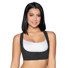 FORMAS INTIMAS - Chaleco Mujer Negro Fi 32781