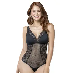 FORMAS INTIMAS - Body Mujer Negro Fi 106048
