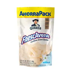 QUAKER - Mezcla Frescavena Vainilla x 440g Doypack