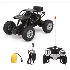 GENERICO - Carro todo terreno negro a control remoto juguetes infantil niño niña