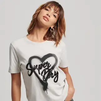 SUPERDRY - Camiseta Manga Corta Para Mujer Vintage Ellish Tee