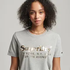 SUPERDRY - Camiseta Para Mujer Vintage Venue Interest Tee