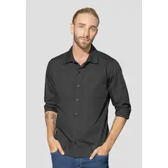 RUTTA - Camisa Hombre Negro 106423
