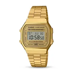 Casio - Reloj Unisex A168WG-9W Original Dorado