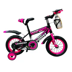 GENERICO - BICICLETA RIN 12 PARA NIÑOS CON AUXILIARES BIKE-9000